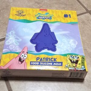 Nickelodeon Spongebob  Squarepants Patrick Food Silicone Mold By Zavery Cakes